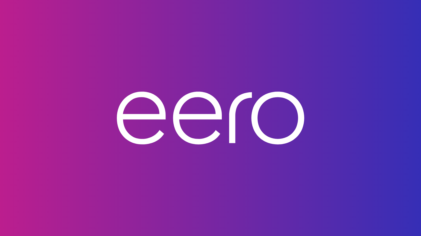 eero logo on a gradient background